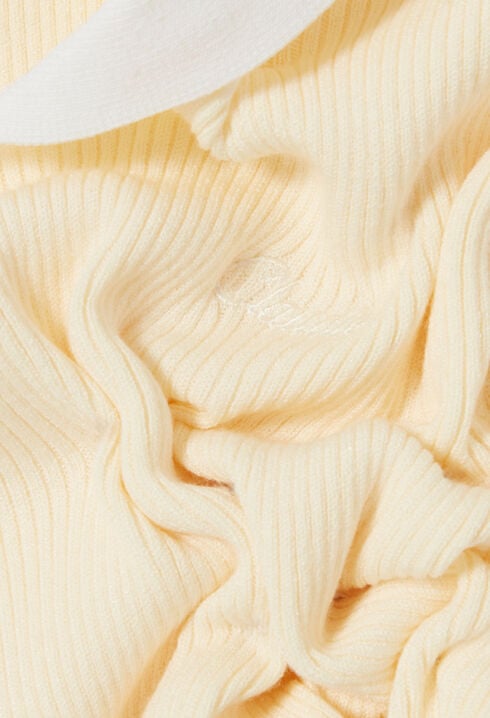 Short bi-material dress