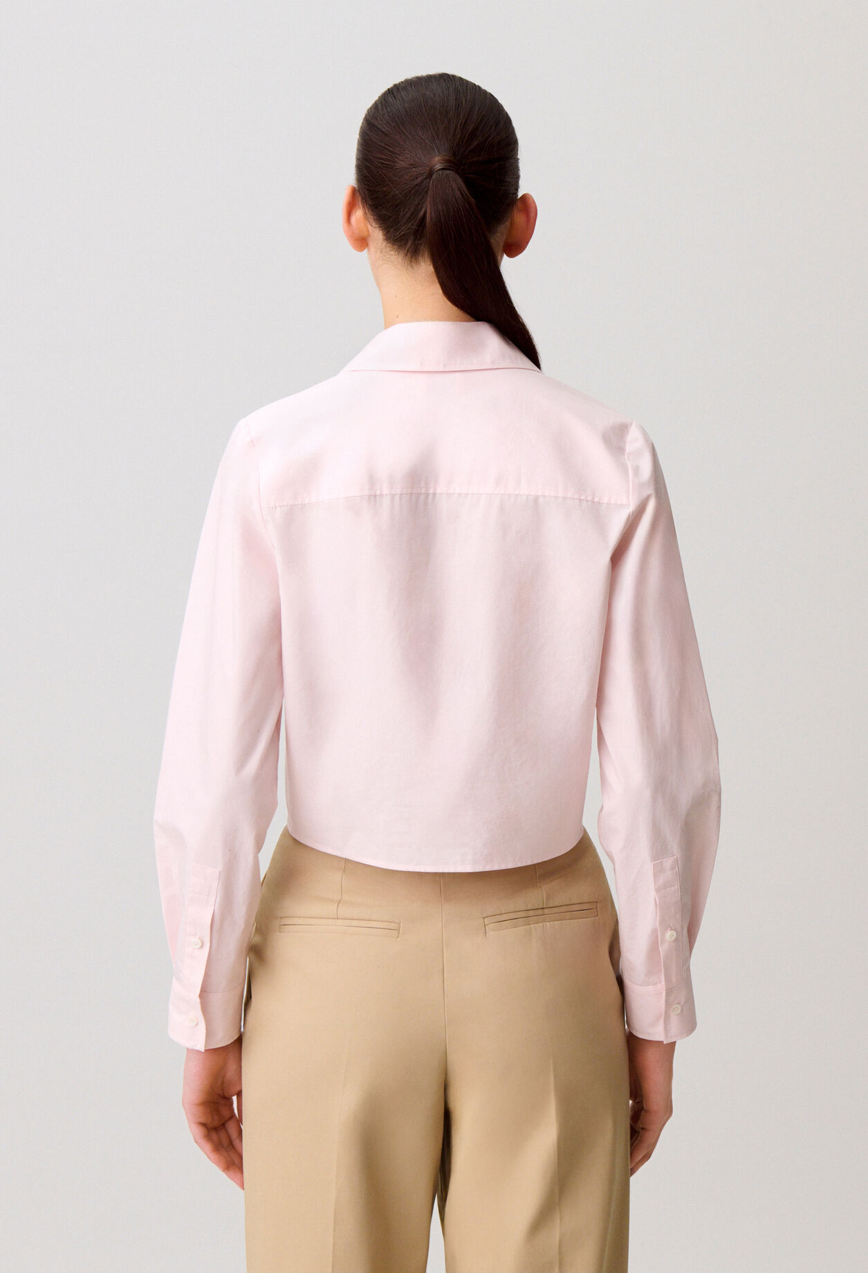 Cotton poplin shirt