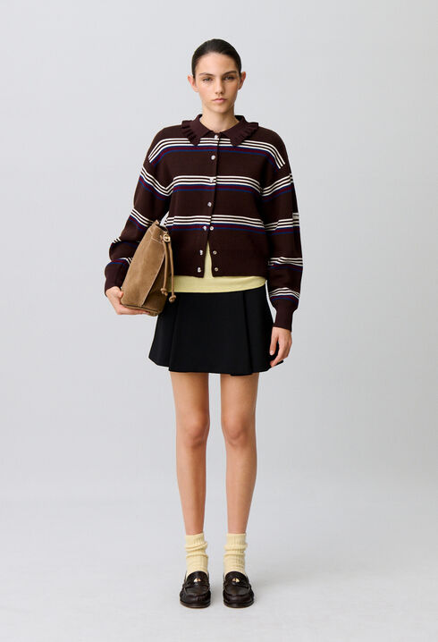 Short flared skirt