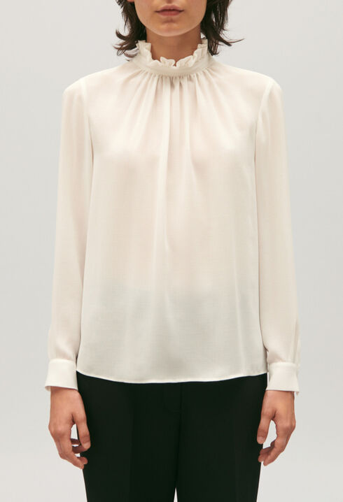 Ecru floaty blouse