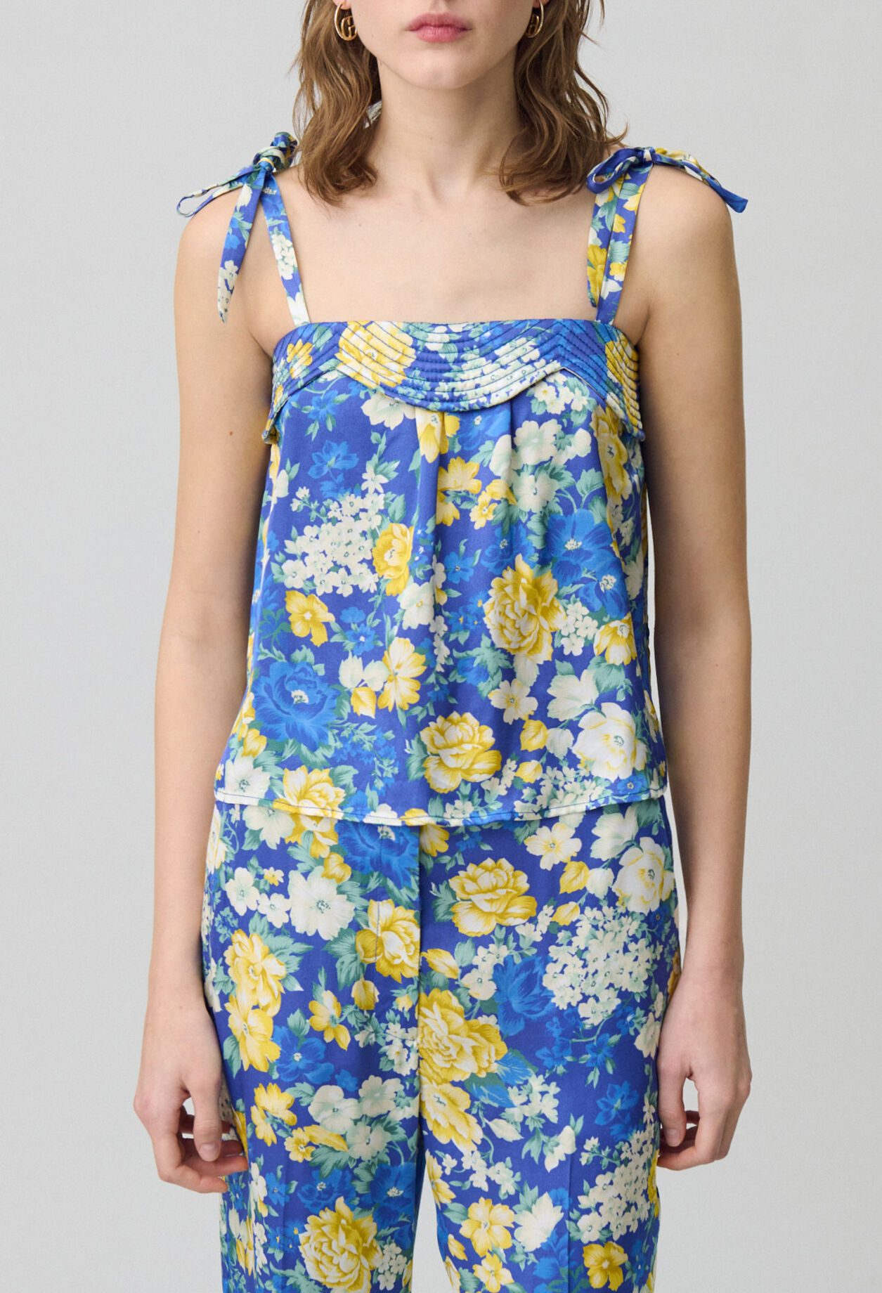 Printed Strappy Top