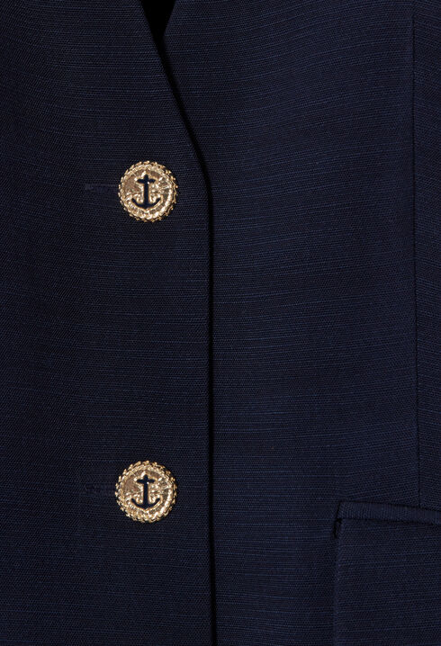 Fitted tailored jacket