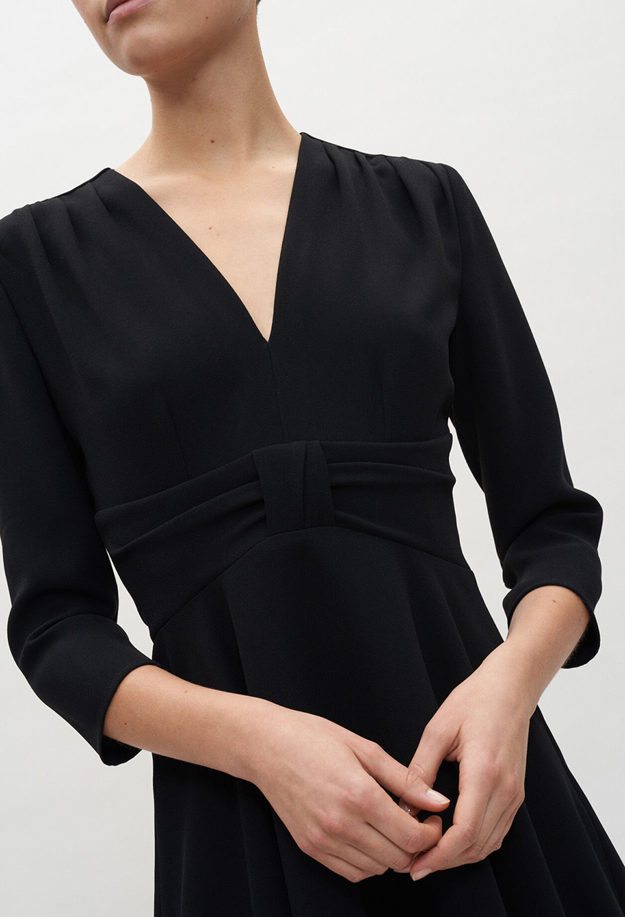 Black flared dress Black flared dress