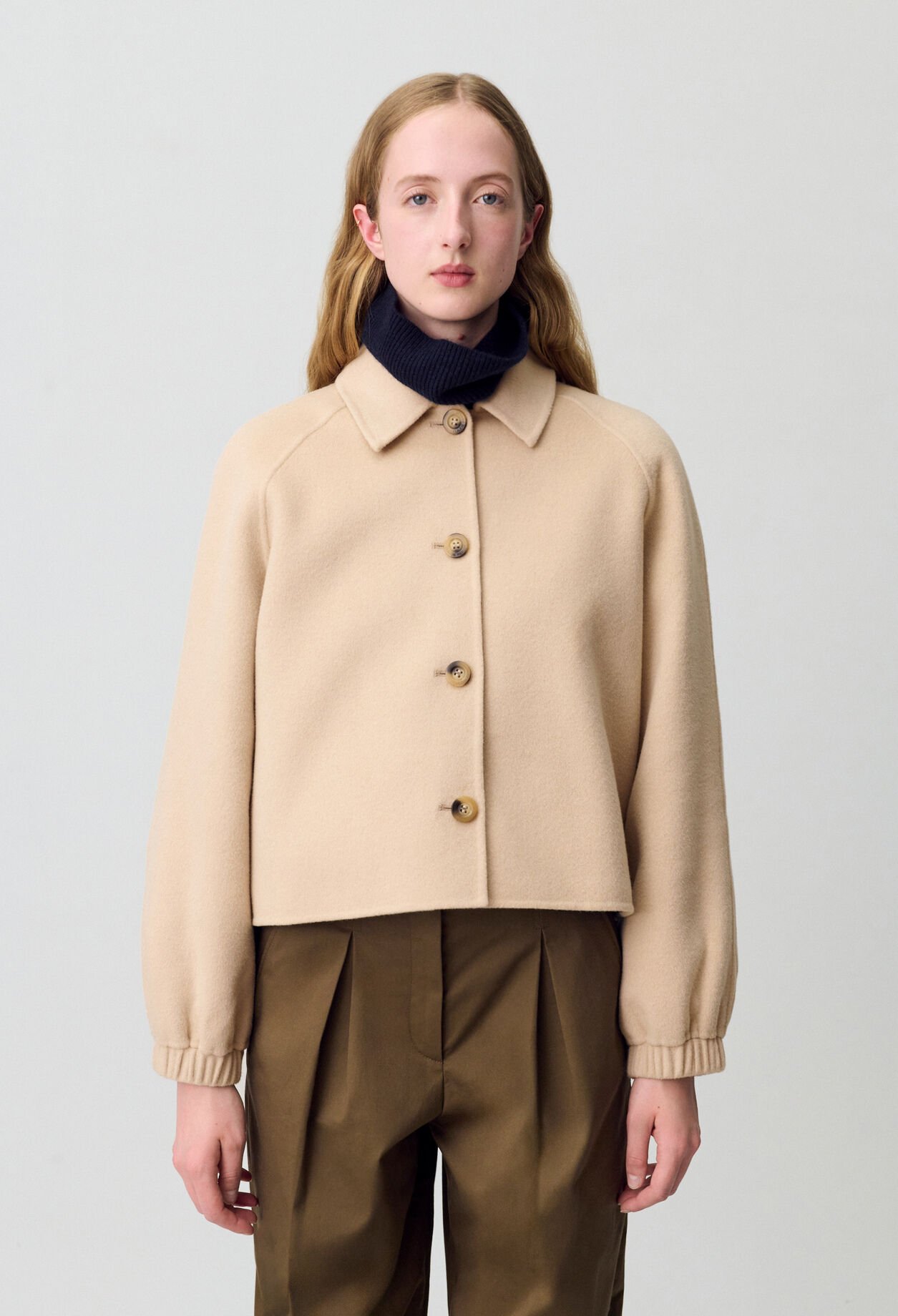 Short Shirt Collar Jacket