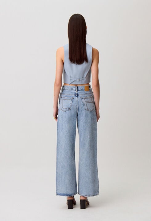 Tailored linen jacket