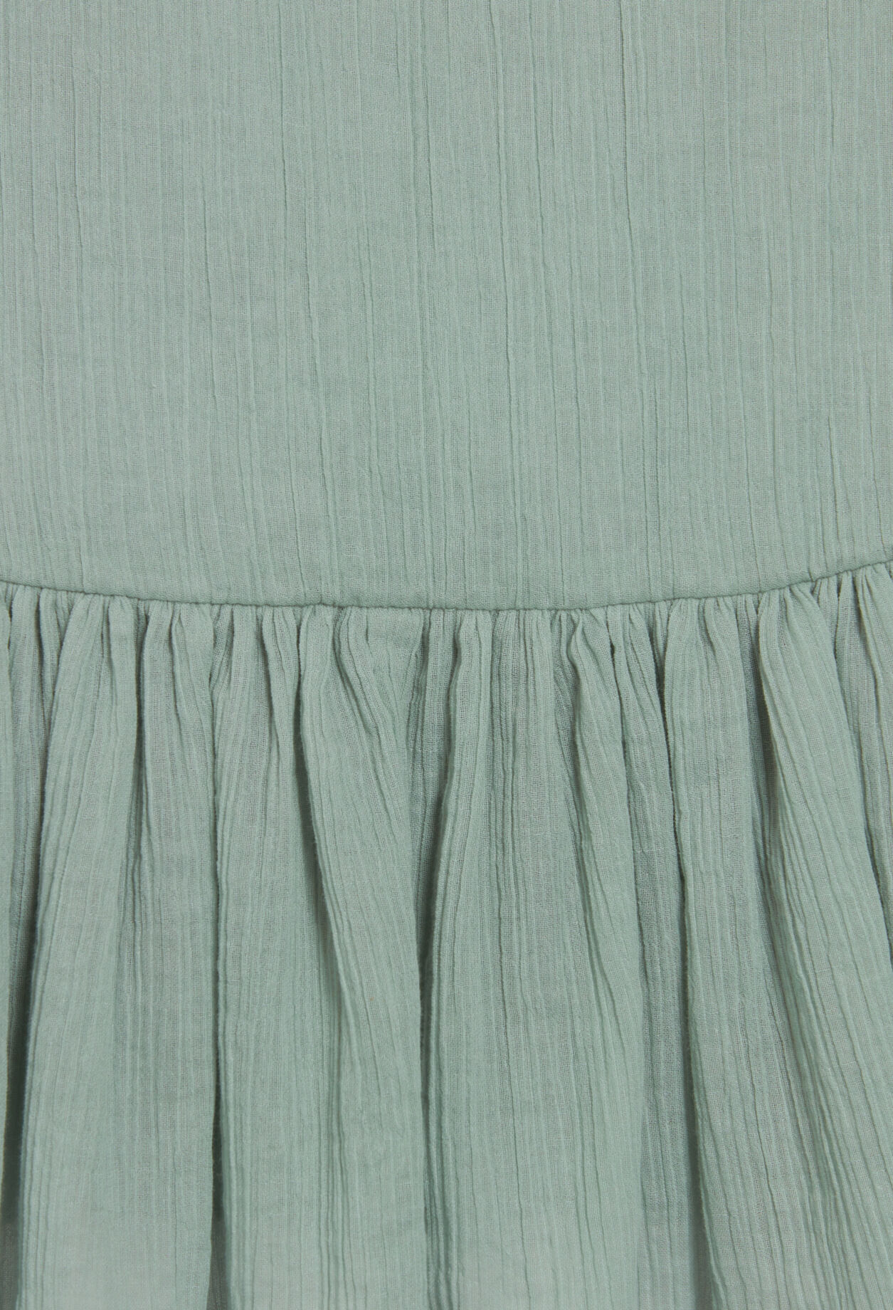 Short ruffled almond dress