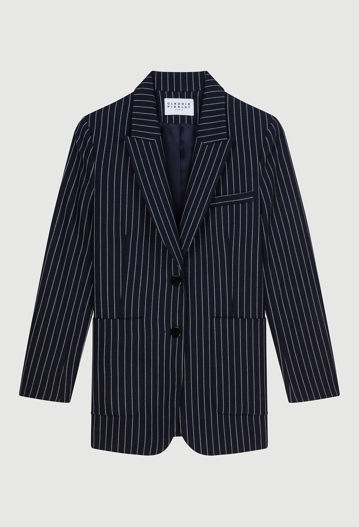 Striped tailored jacket