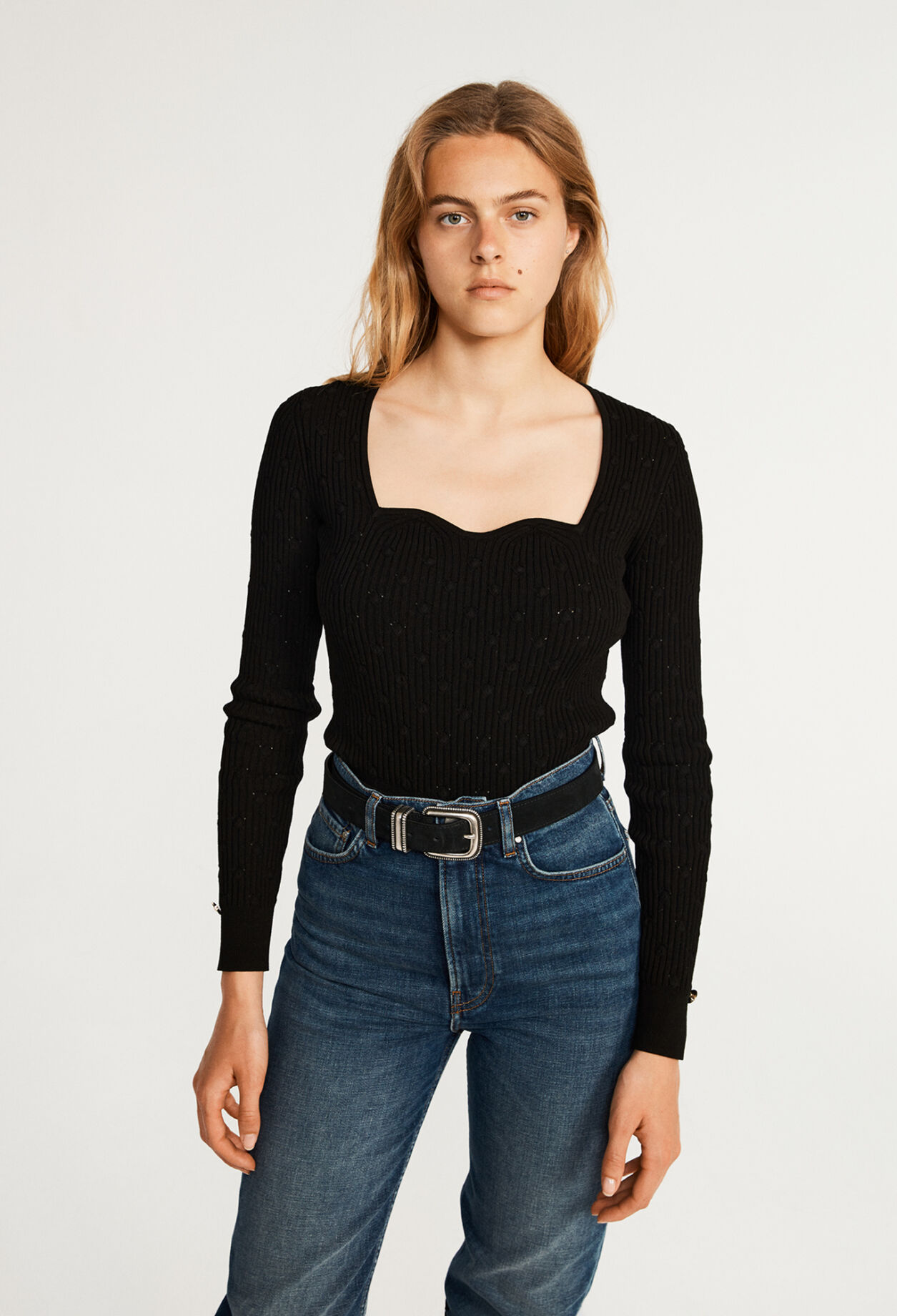 Ribbed sweater