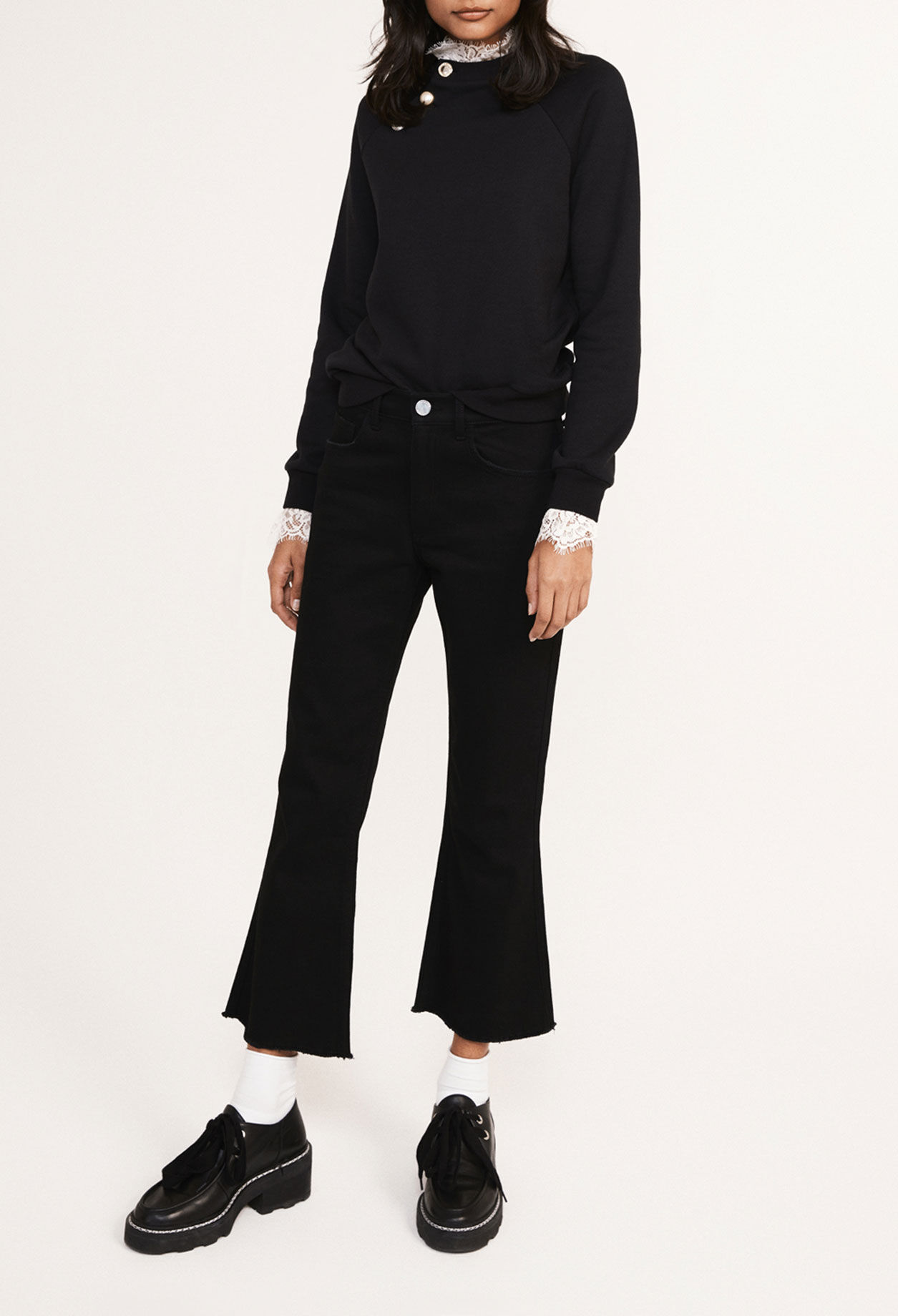 Sweatshirt with collar Sweatshirt with collar