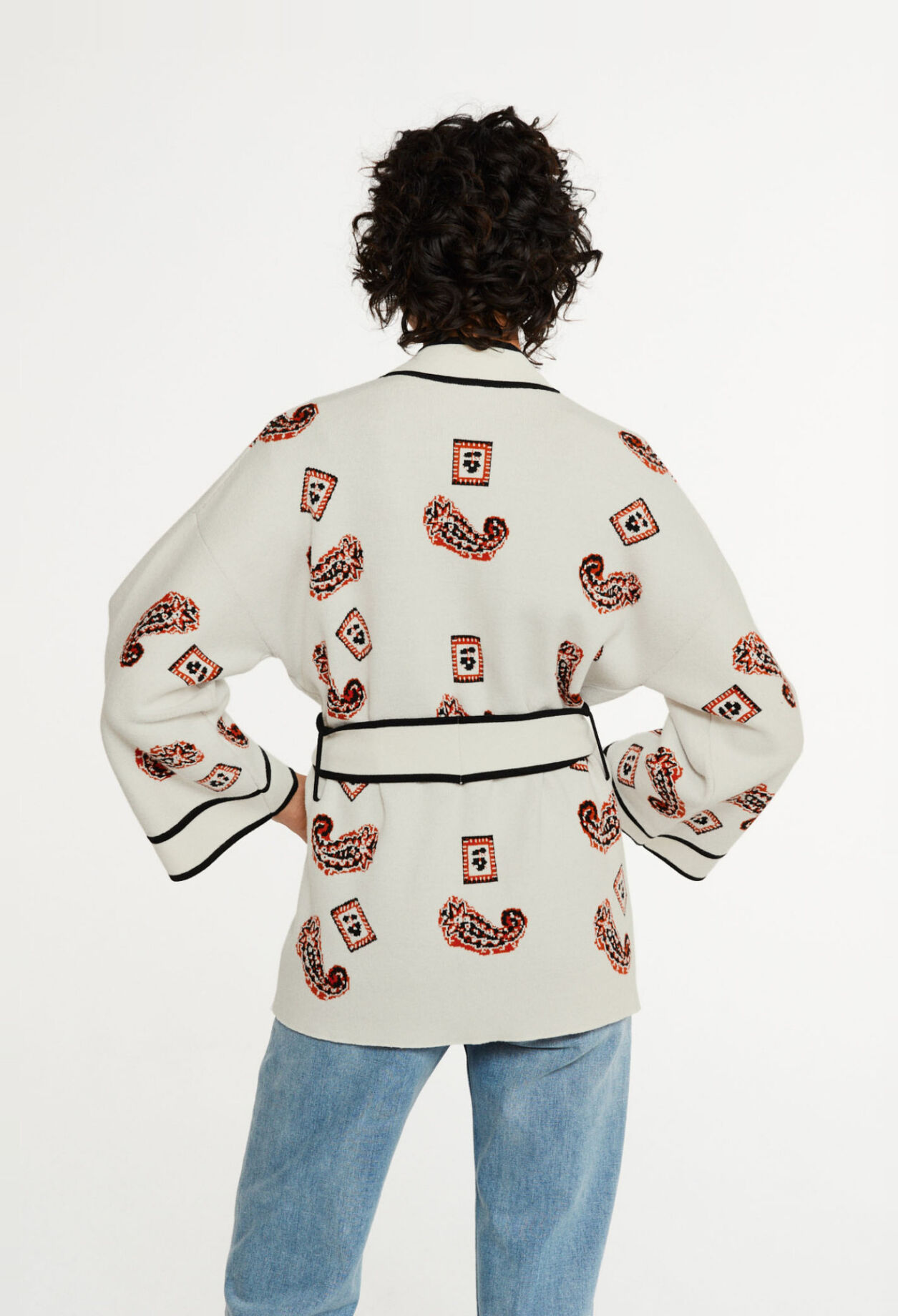 Kimono-style cardigan