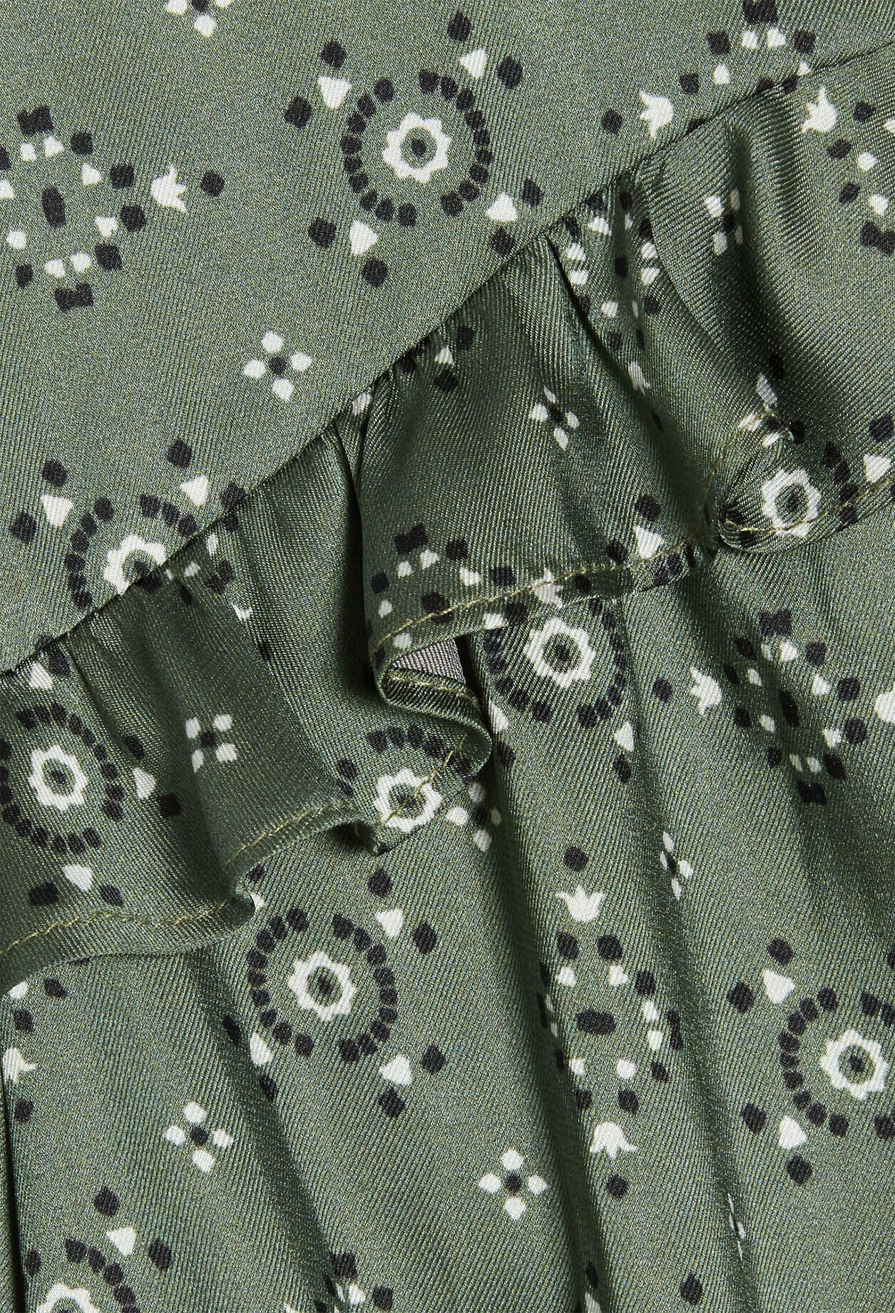 Mini dress with cinched waist