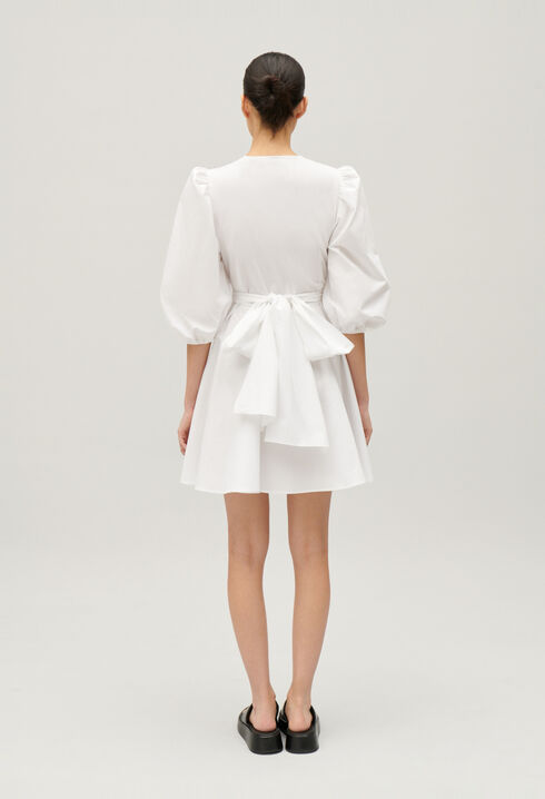 Short wrap dress