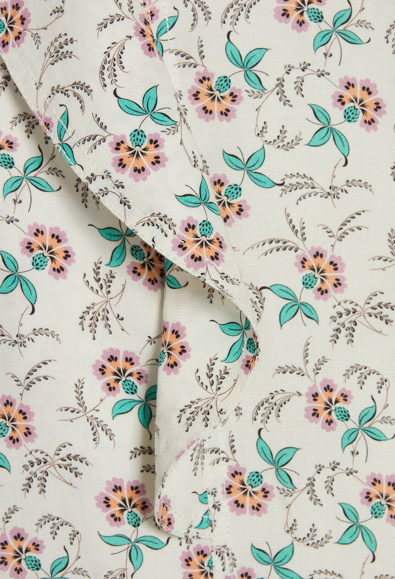 Chemise blanche imprimée sans manche