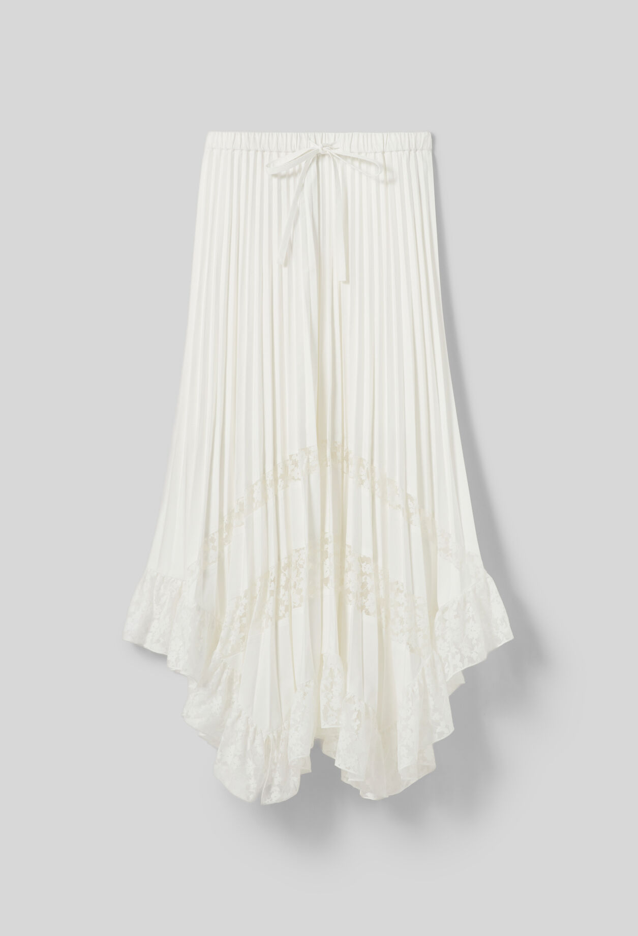 Floral pleated skirt