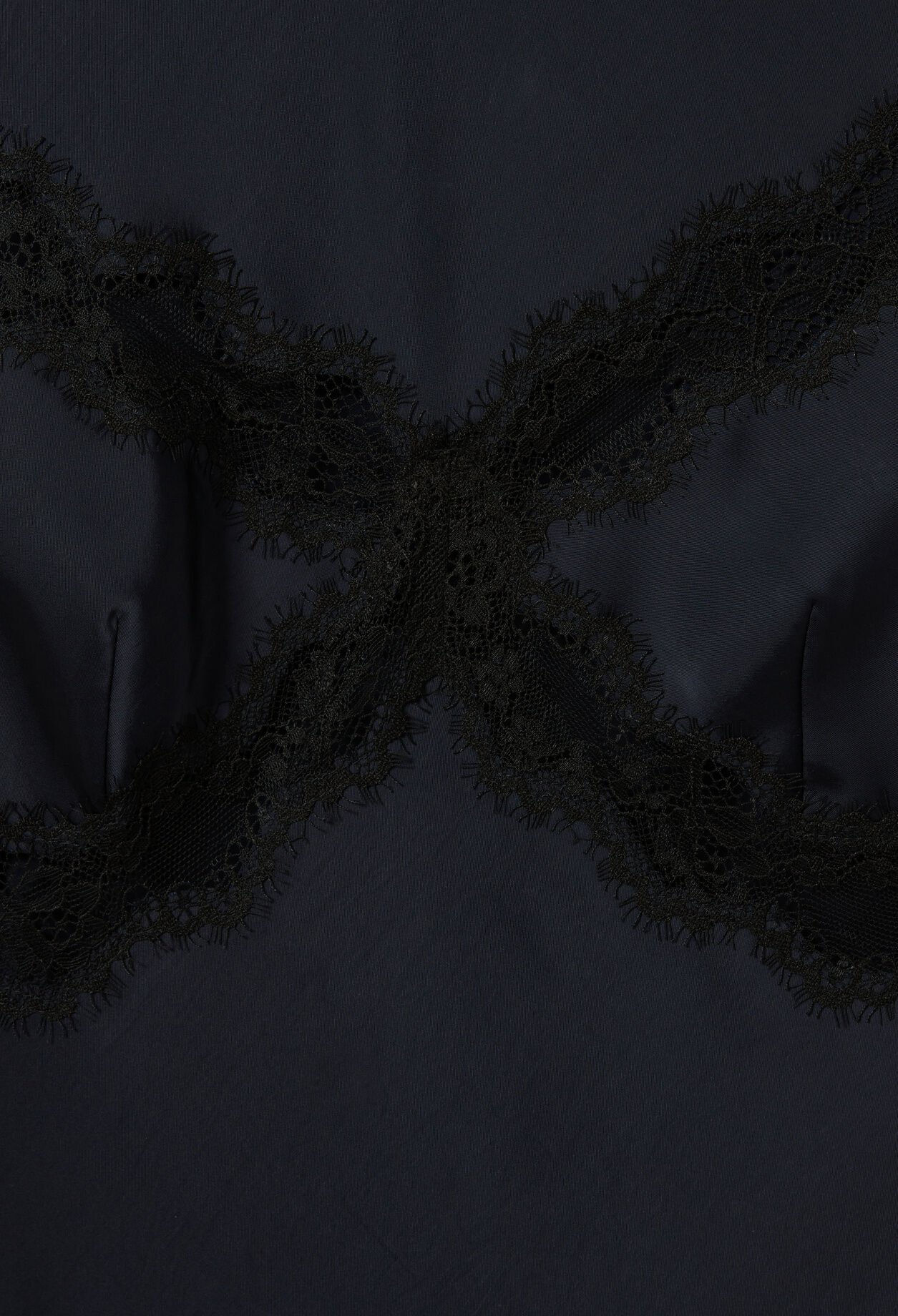 Long satin and lace dress Long satin and lace dress