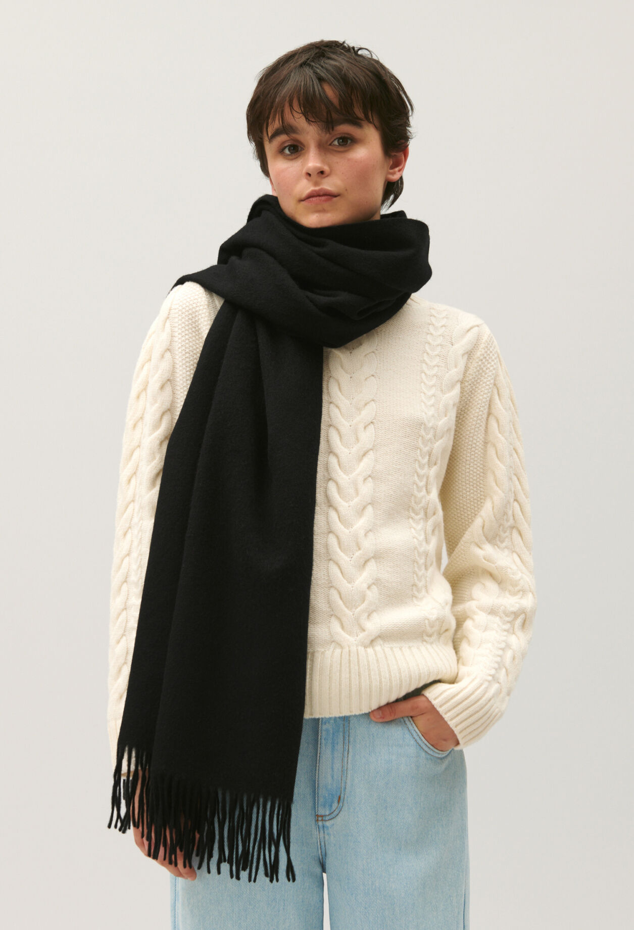 Wool scarf