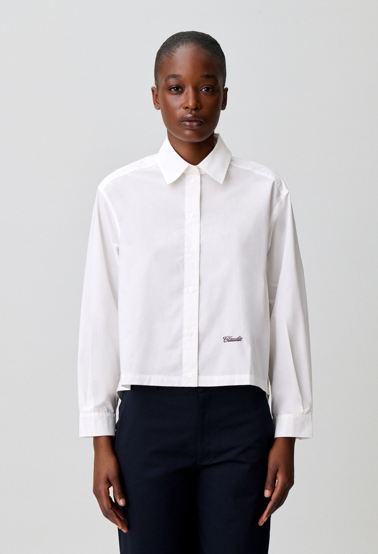 Cotton poplin shirt