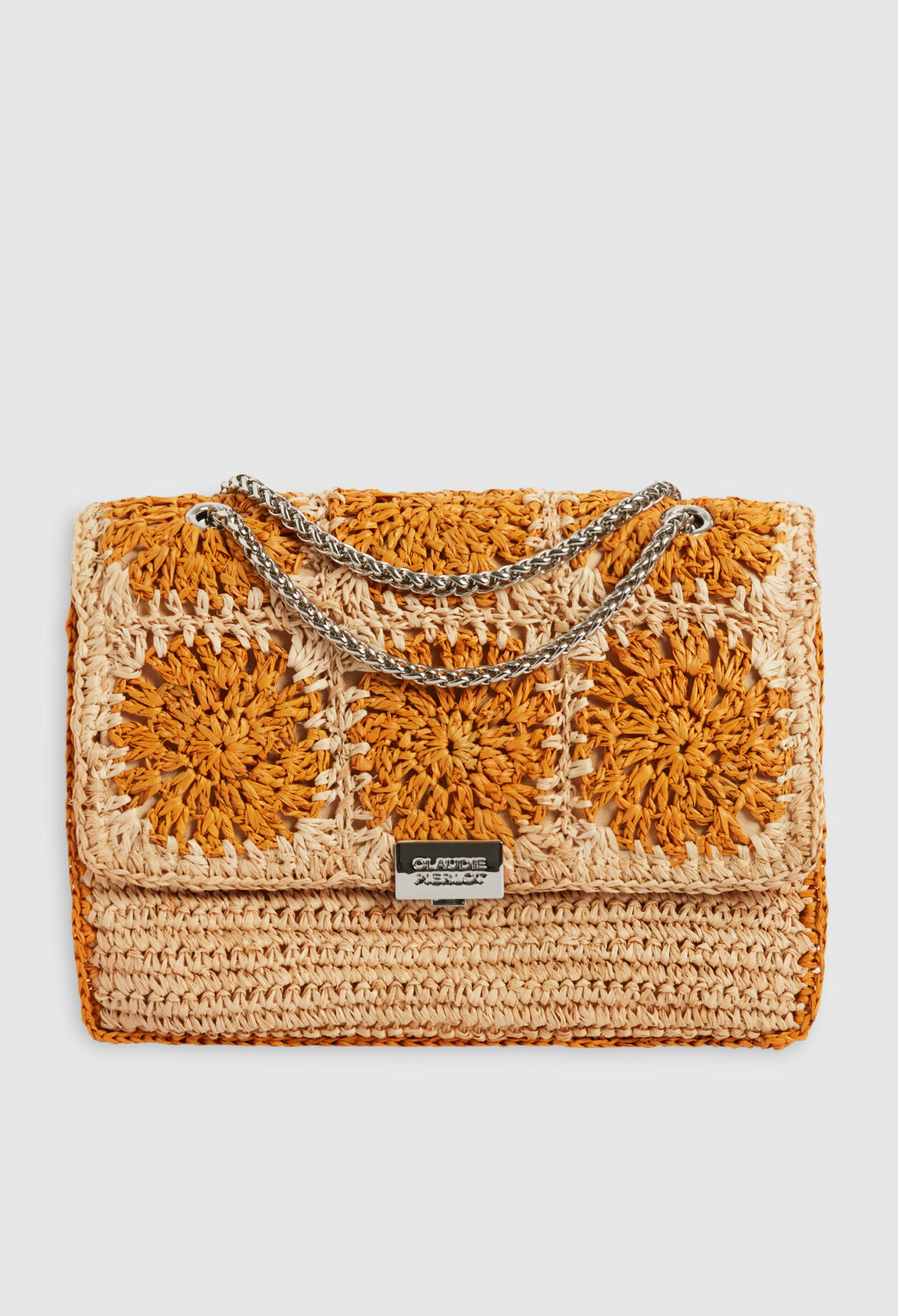 Mimosa raffia bag