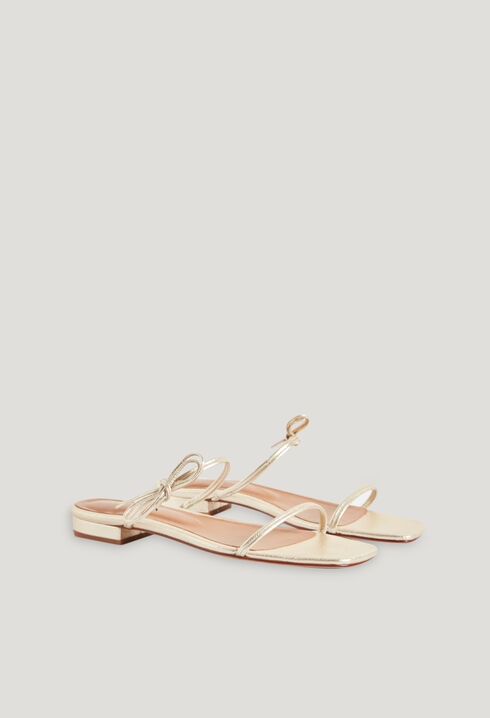 Flat strappy sandals