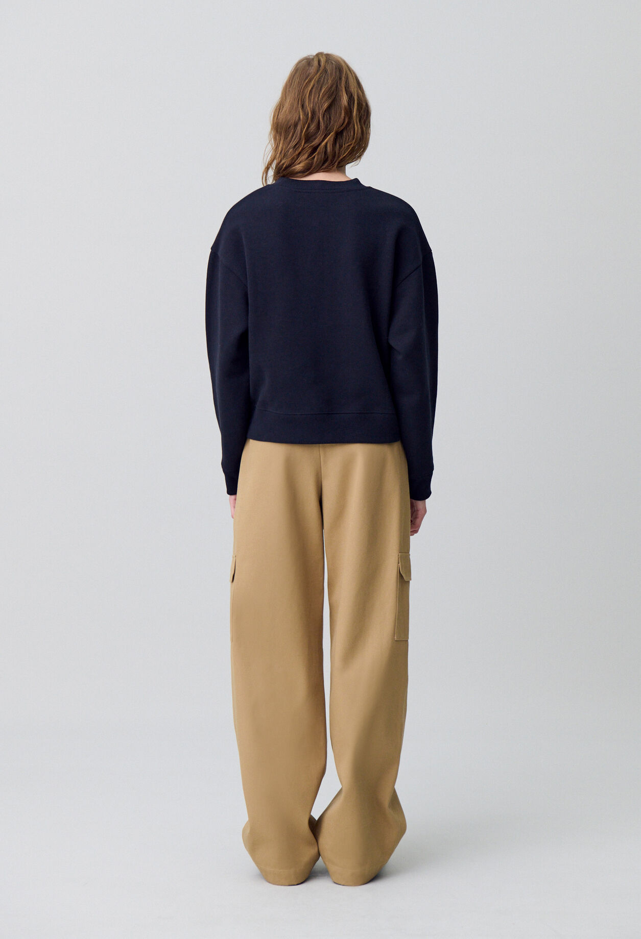 Scarf Collar Sweatshirt Scarf Collar Sweatshirt