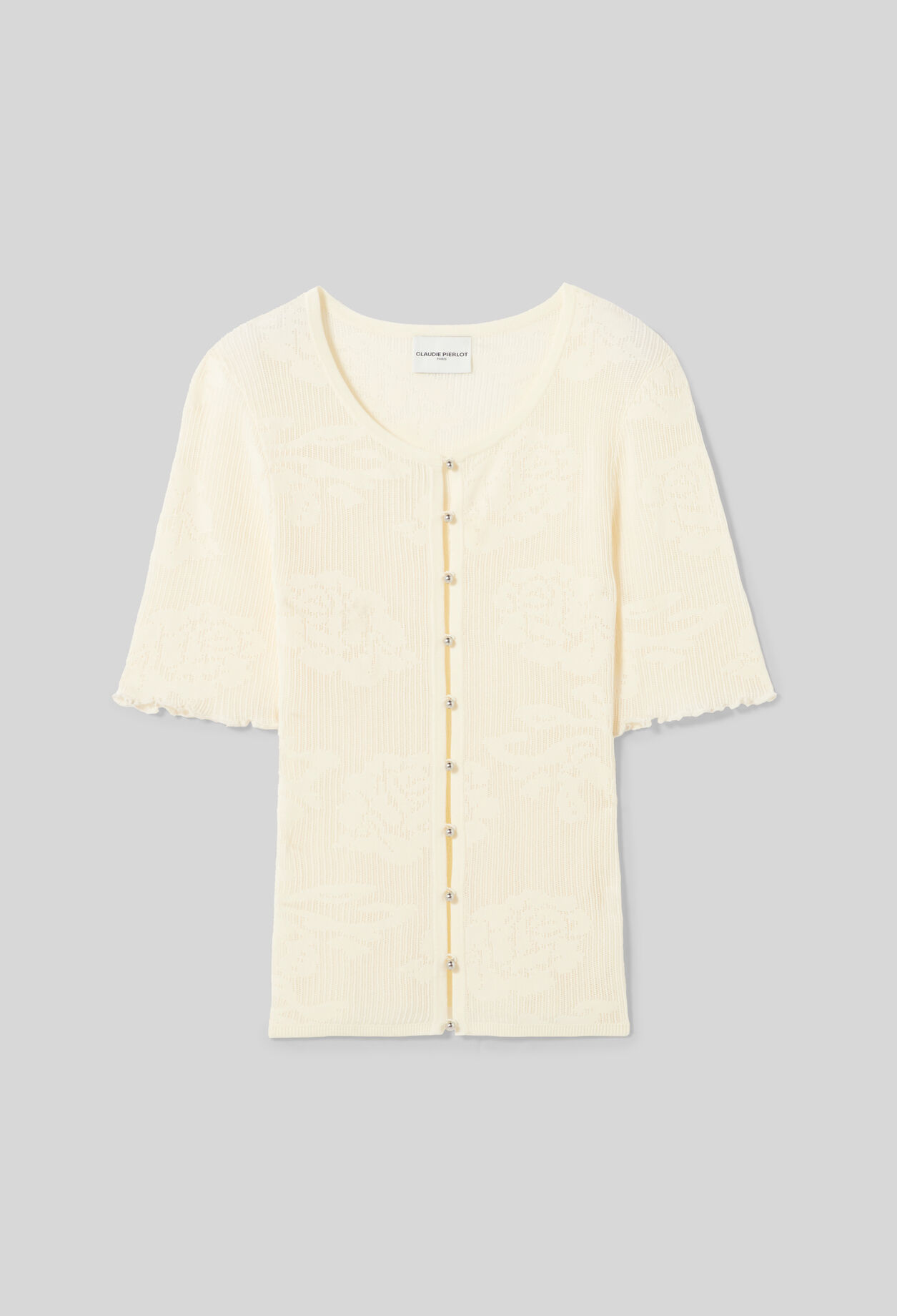 Floral Knit Cardigan