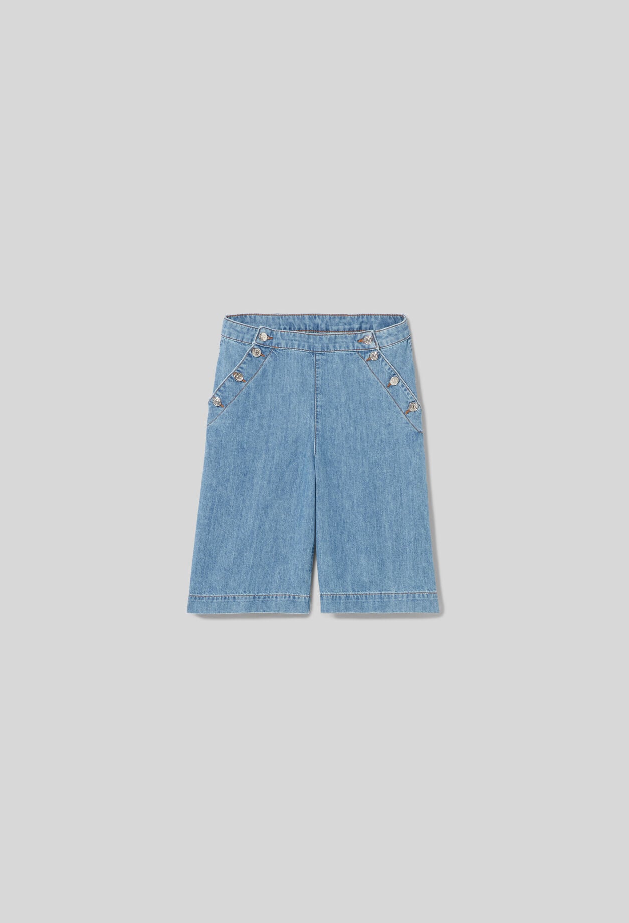 Sailor denim shorts