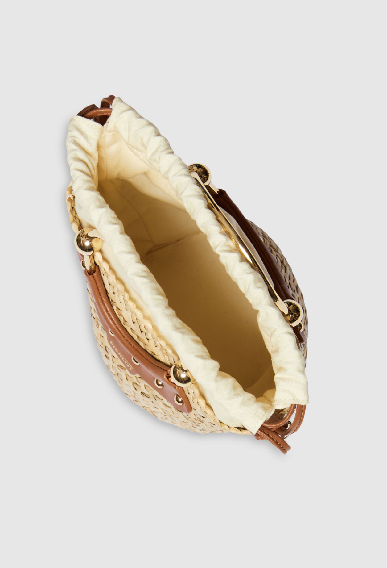 Abeille mini-basket in straw