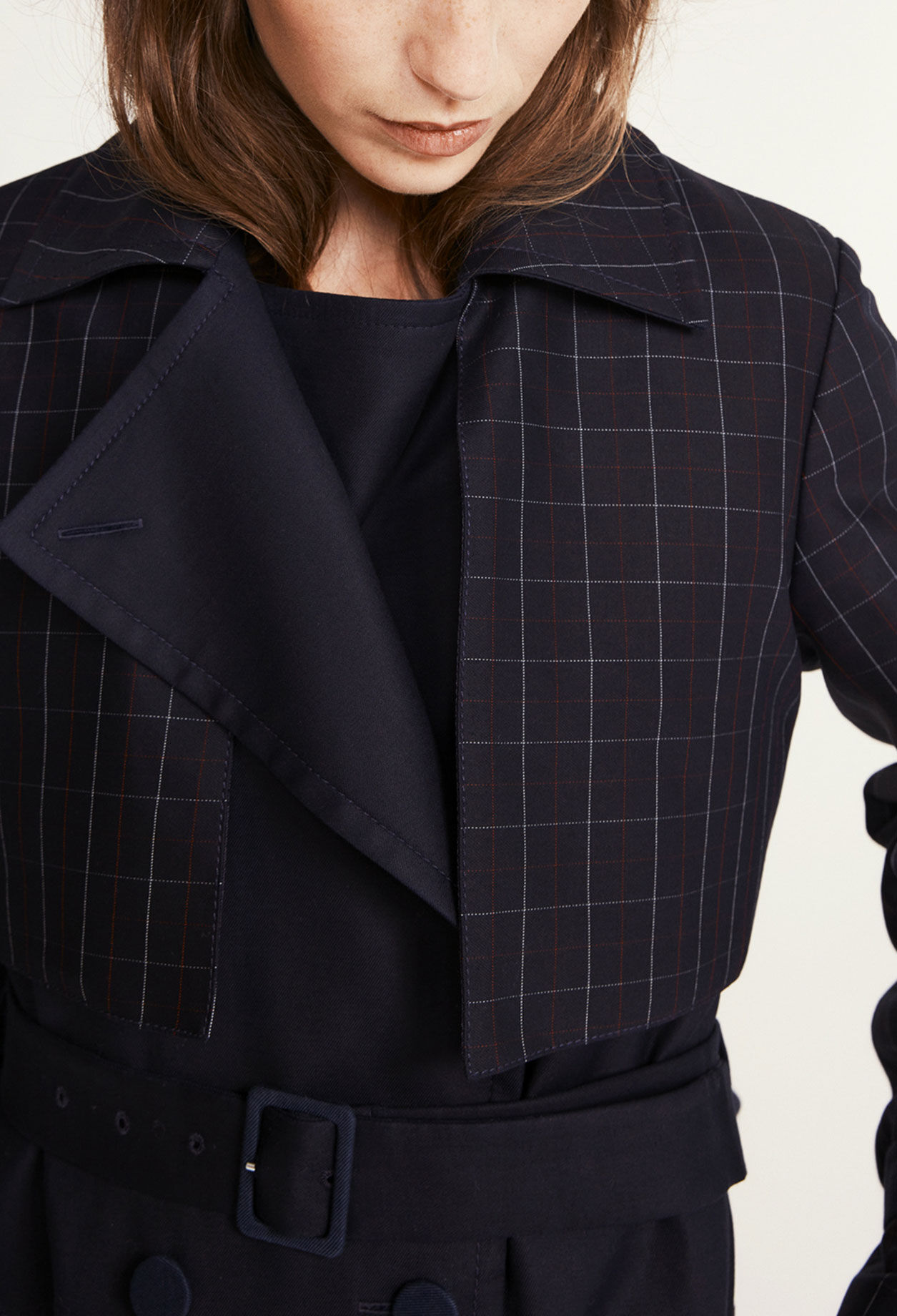 Belted trench Belted trench