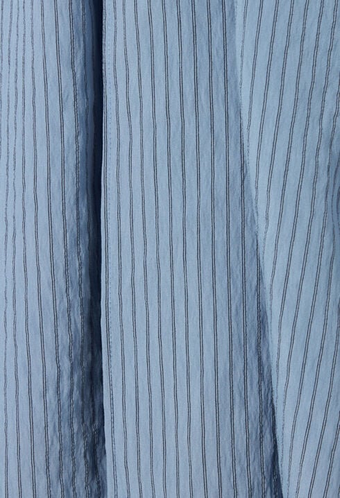 Blue stripe wrap mini dress