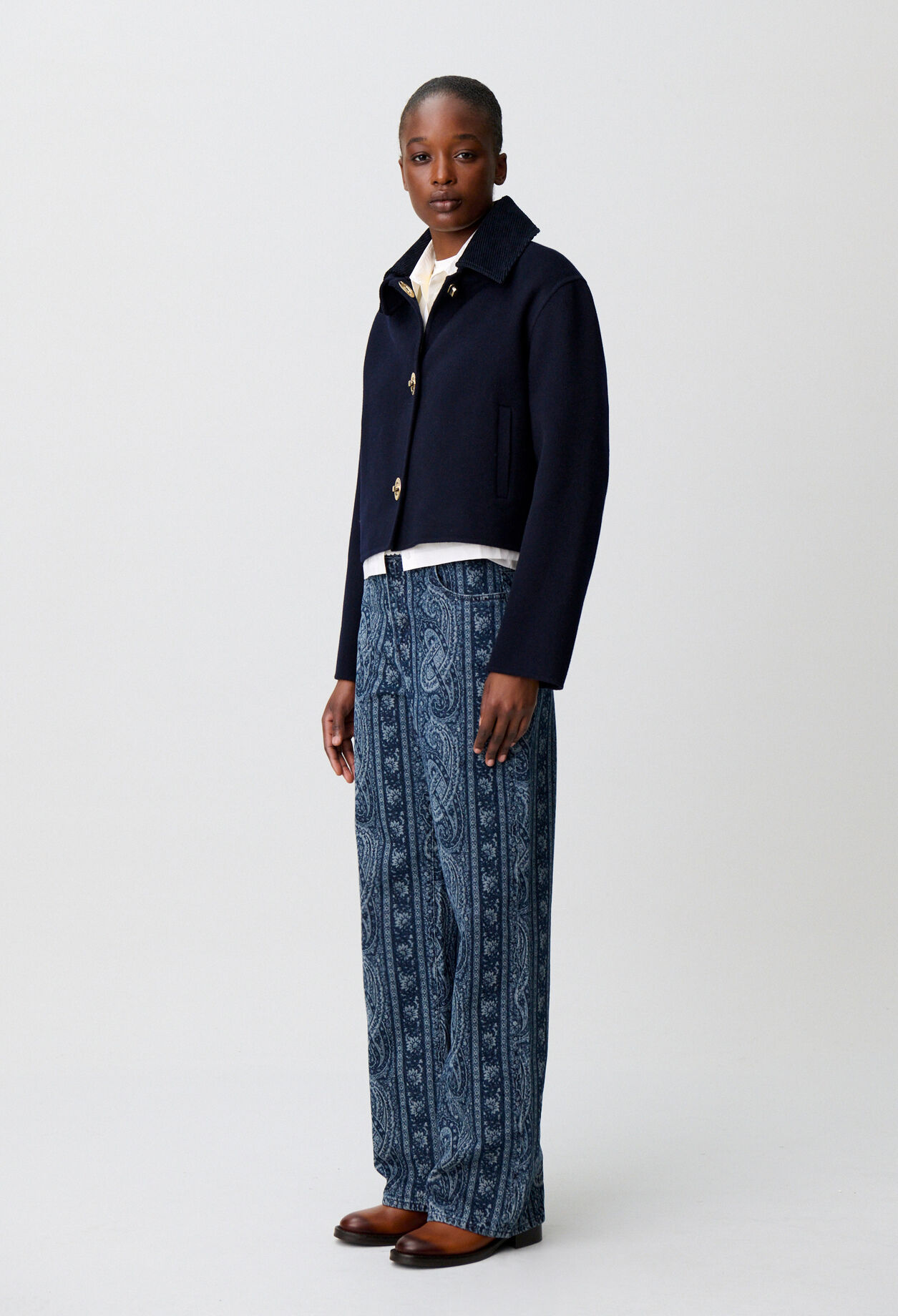 Boxy corduroy jacket