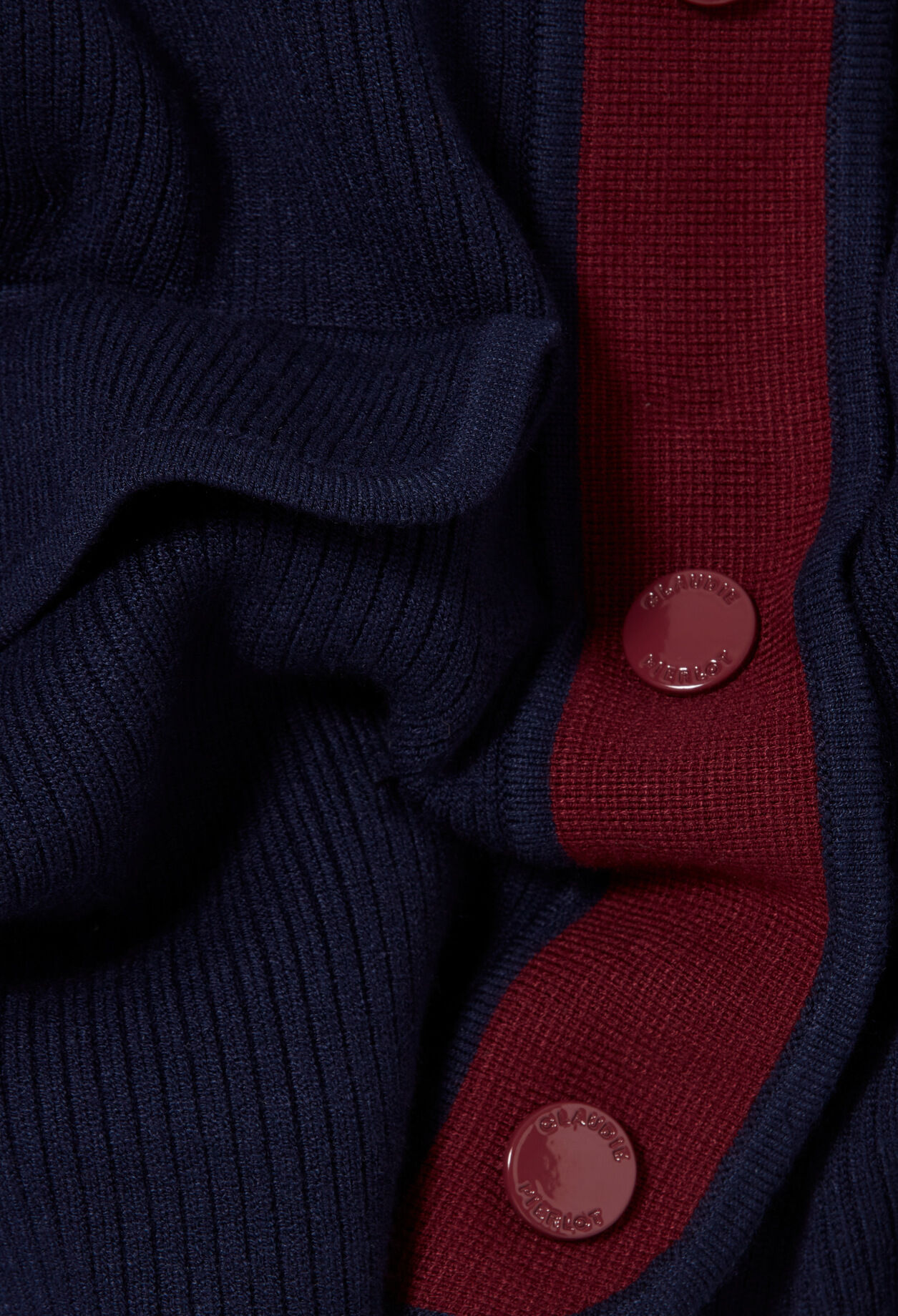 Two-Tone Chunky Cardigan