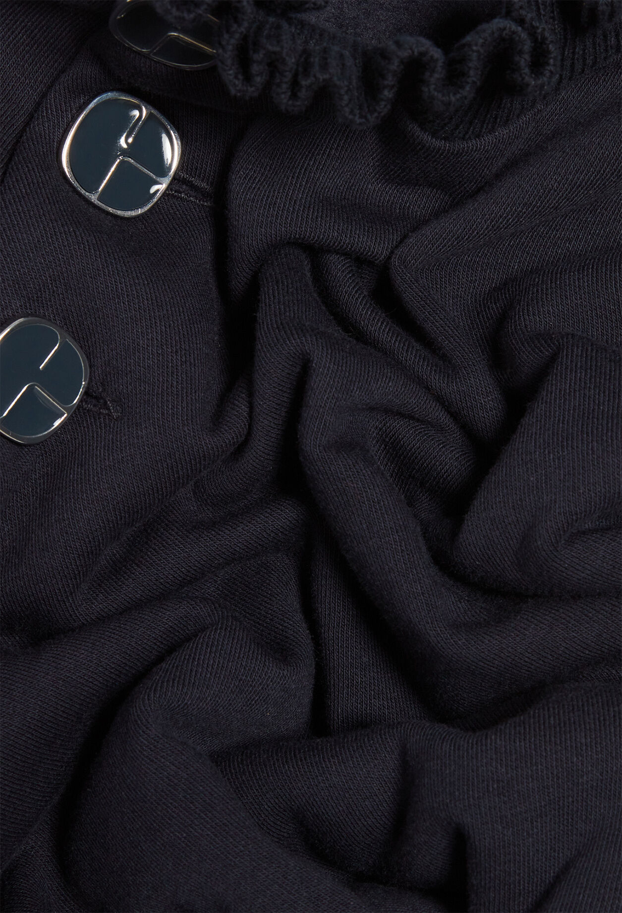 Sweatshirt à col volanté