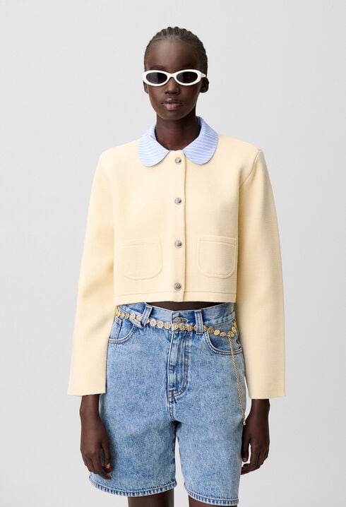 Knit cardigan