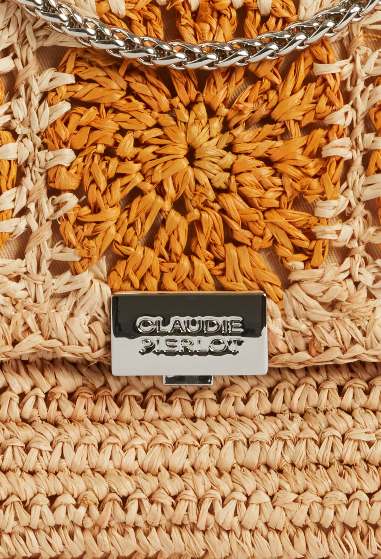 Mimosa raffia bag