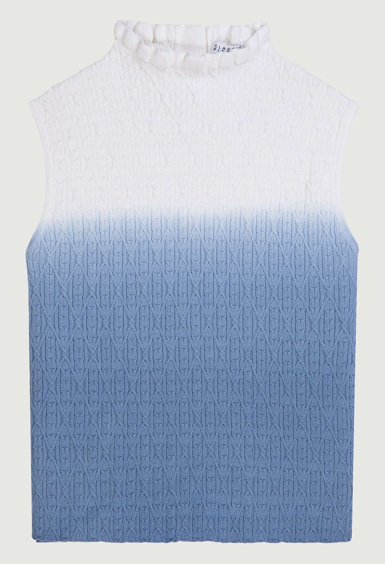 Sleeveless mesh top