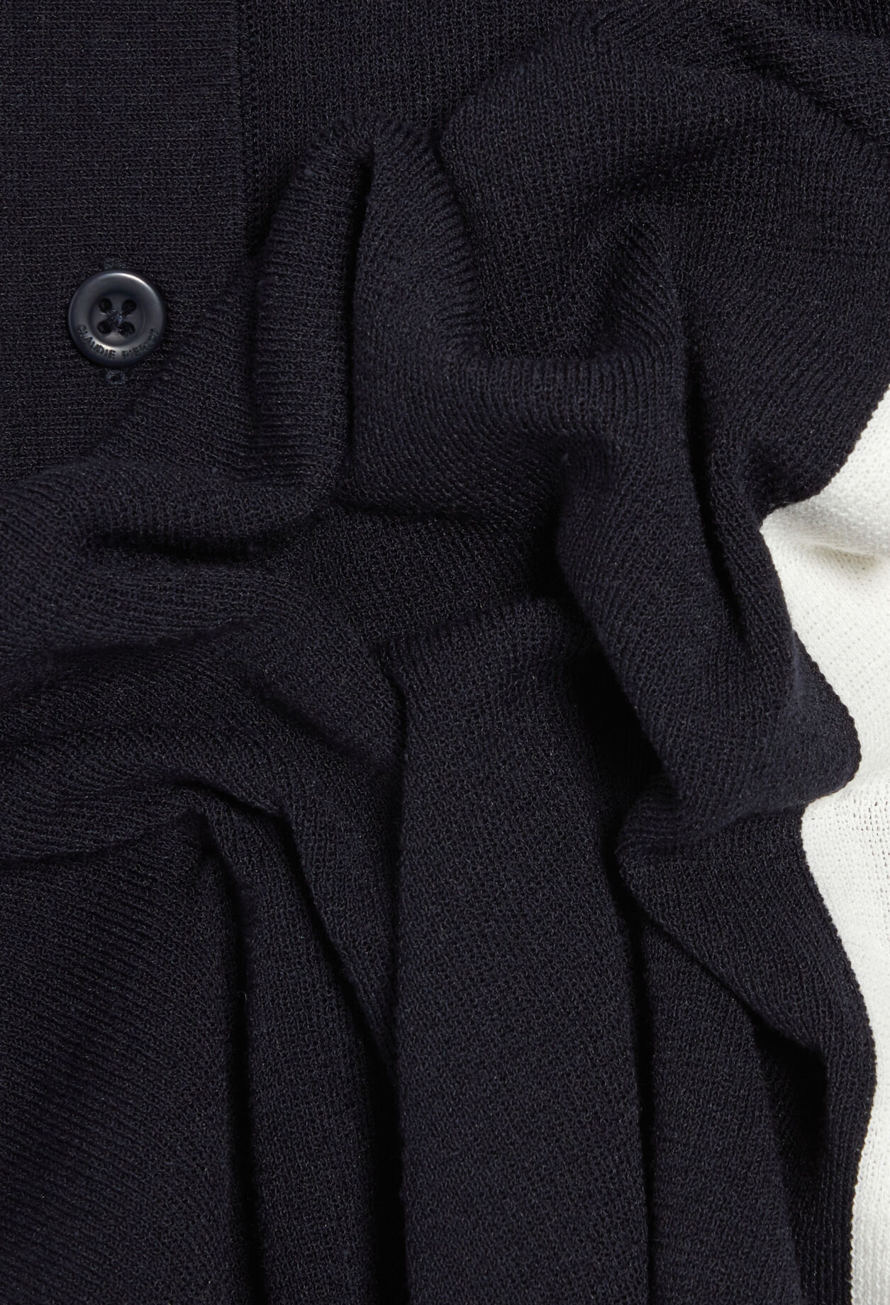 Two-tone polo jumper