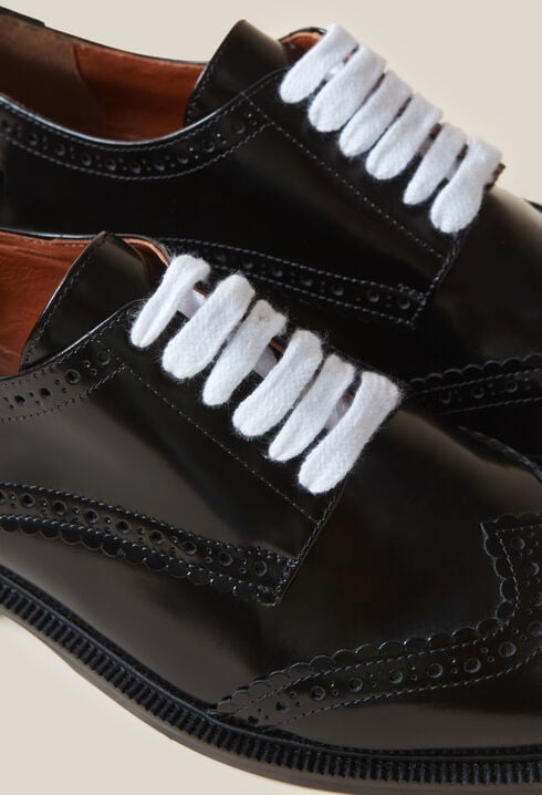 Patent Leather Derbies