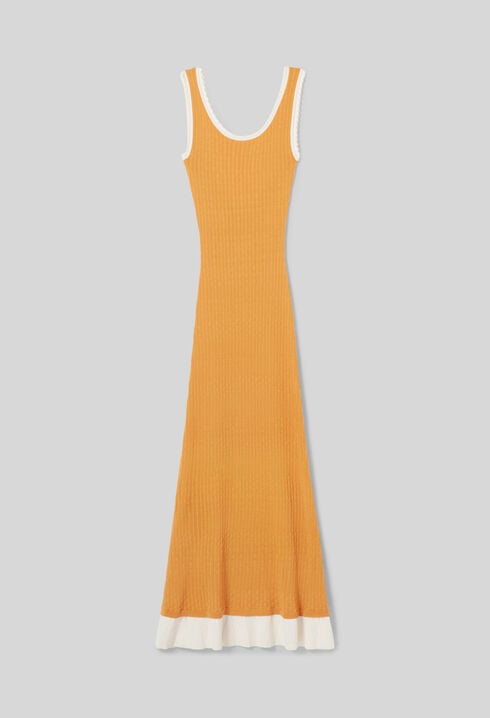 Long knitted dress