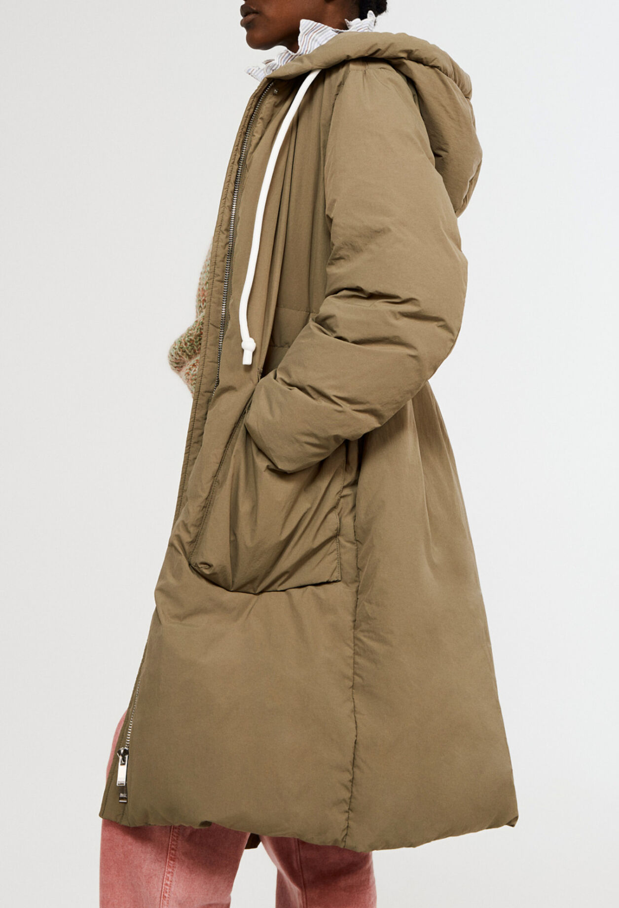 Responsible down-filled long parka Responsible down-filled long parka