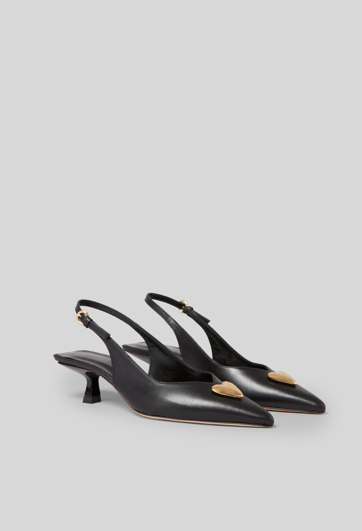 Golden Heart Court Shoes