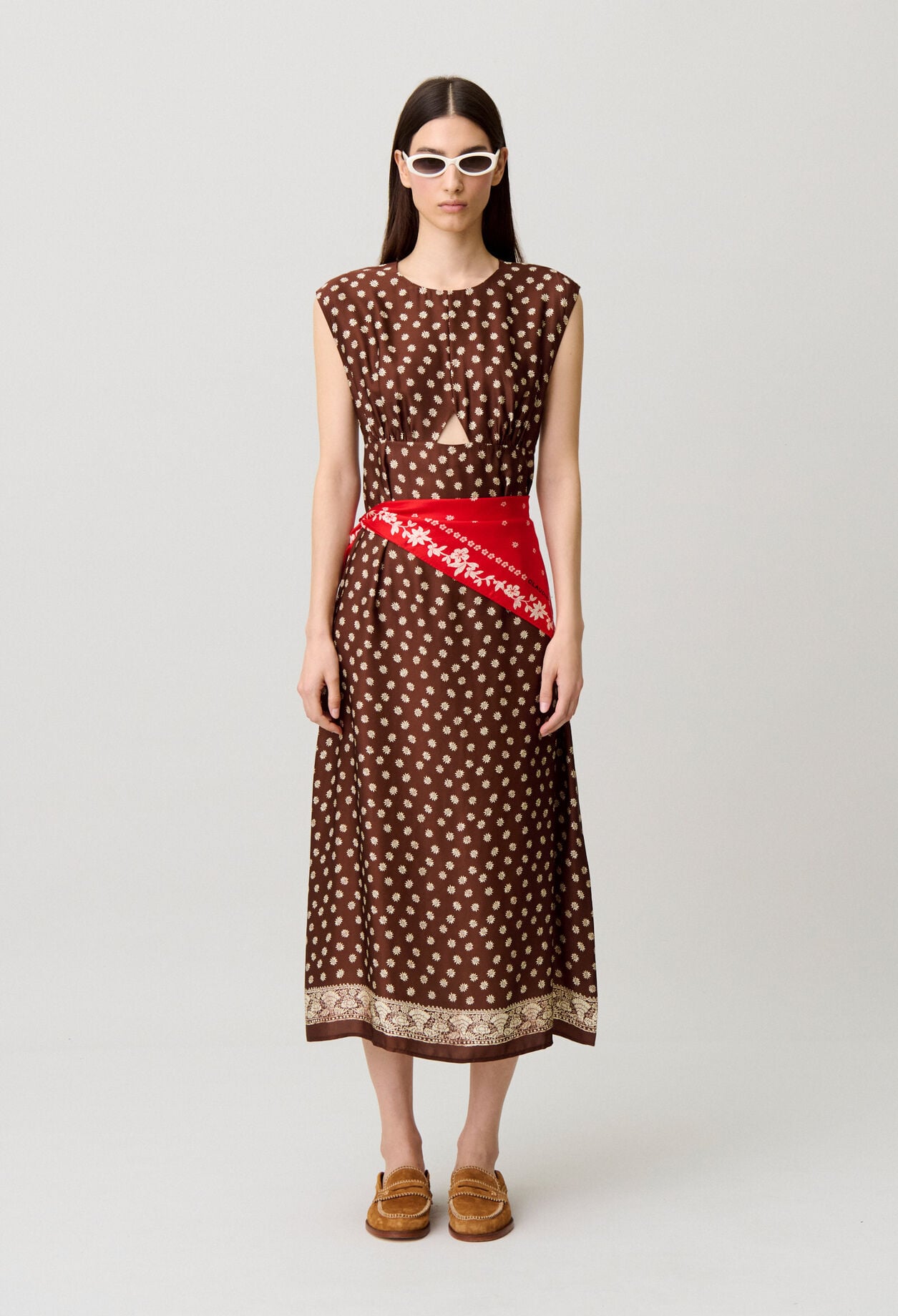 Printed maxi dress