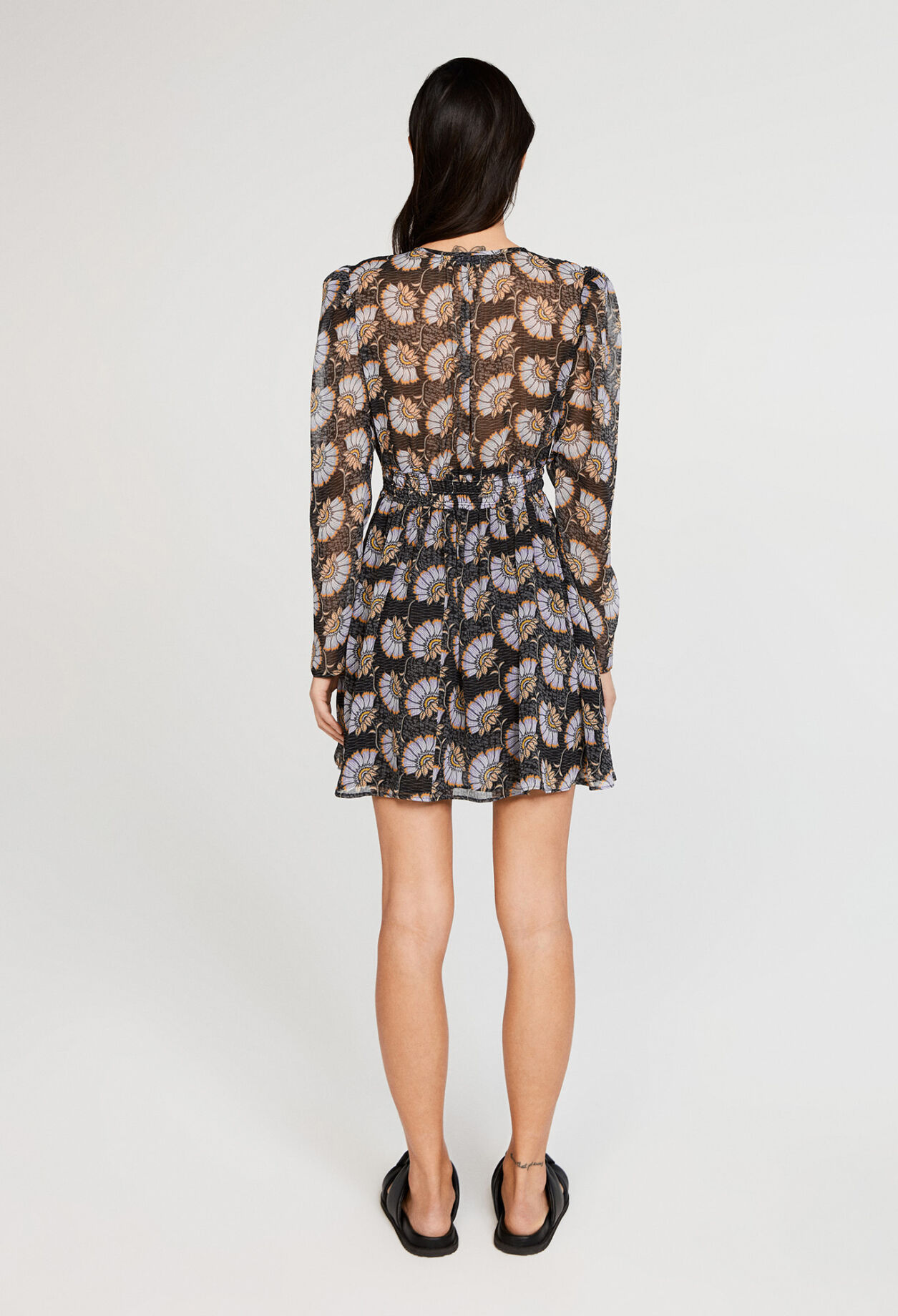 Short dress with long sleeves Short dress with long sleeves