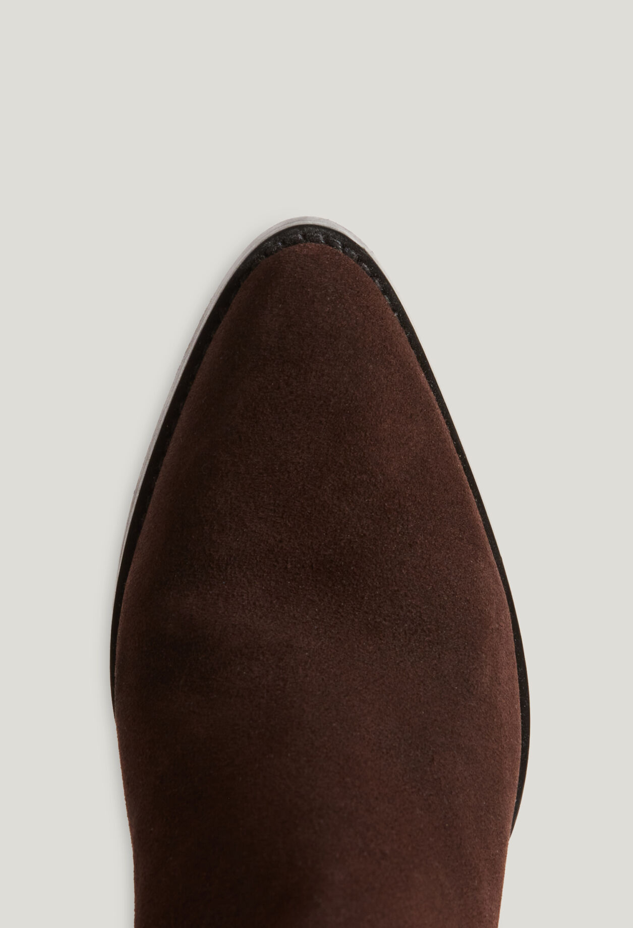 Chocolate suede boots
