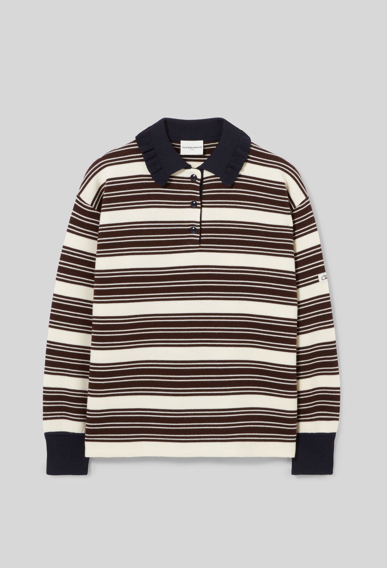 Striped Polo Jumper Striped Polo Jumper