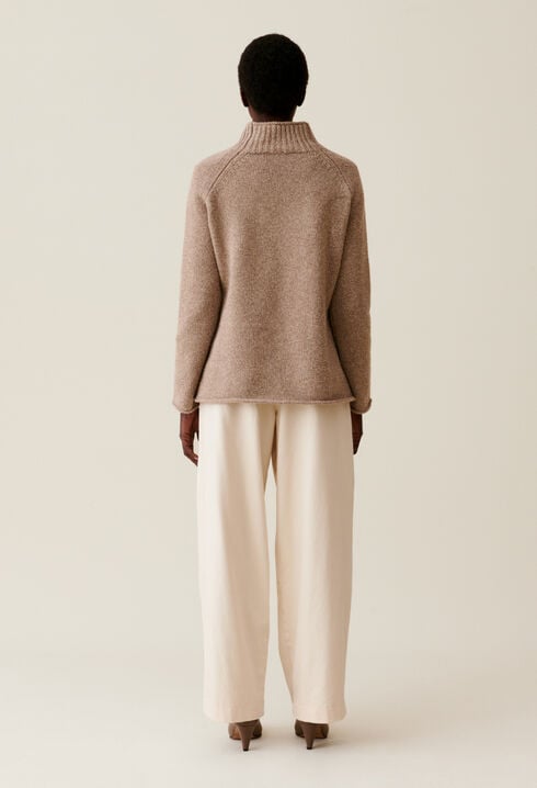Oversized Roll-Neck Jumper
