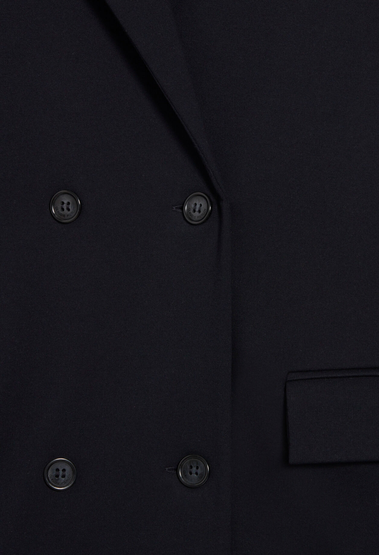 Navy blue suit jacket