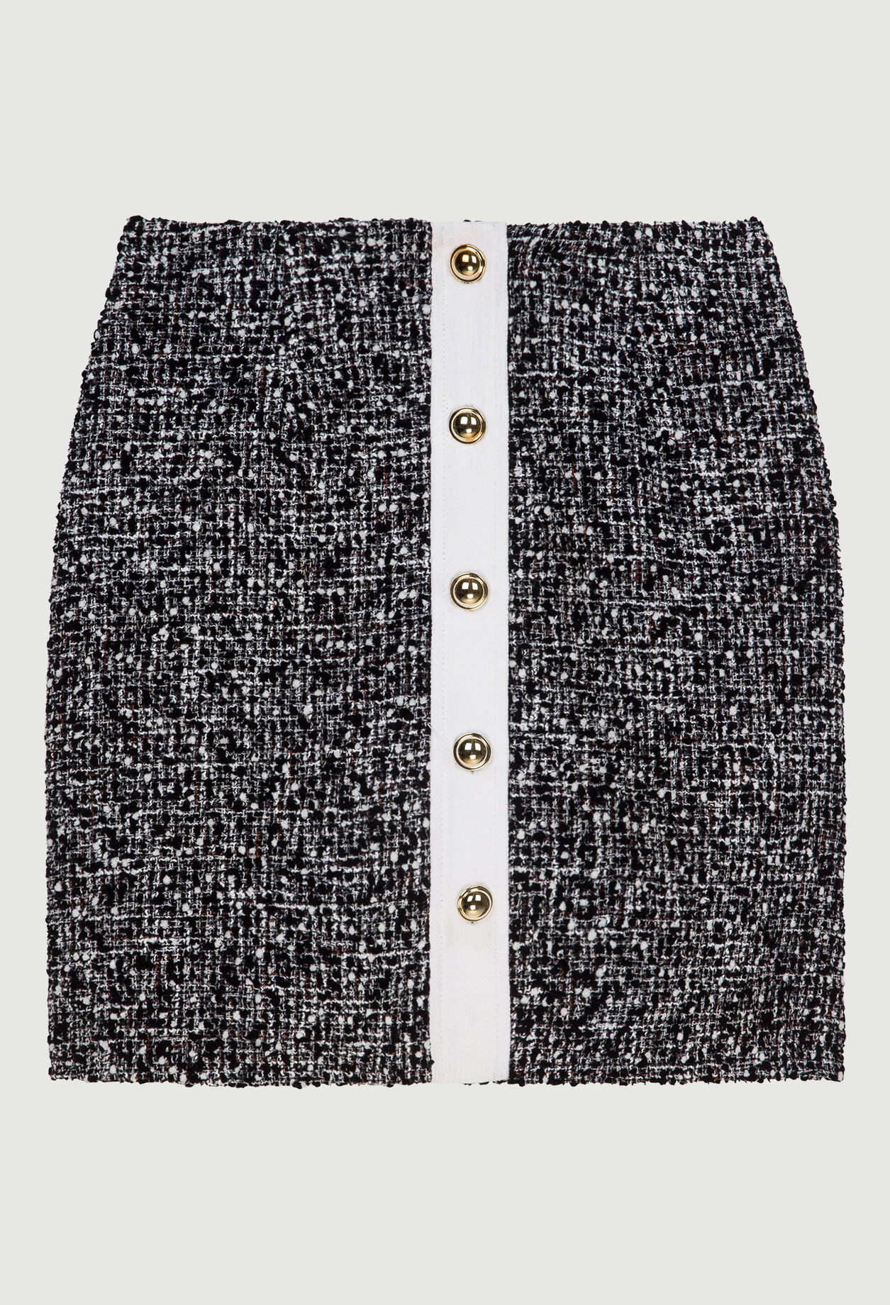 Buttoned tweed skirt Buttoned tweed skirt