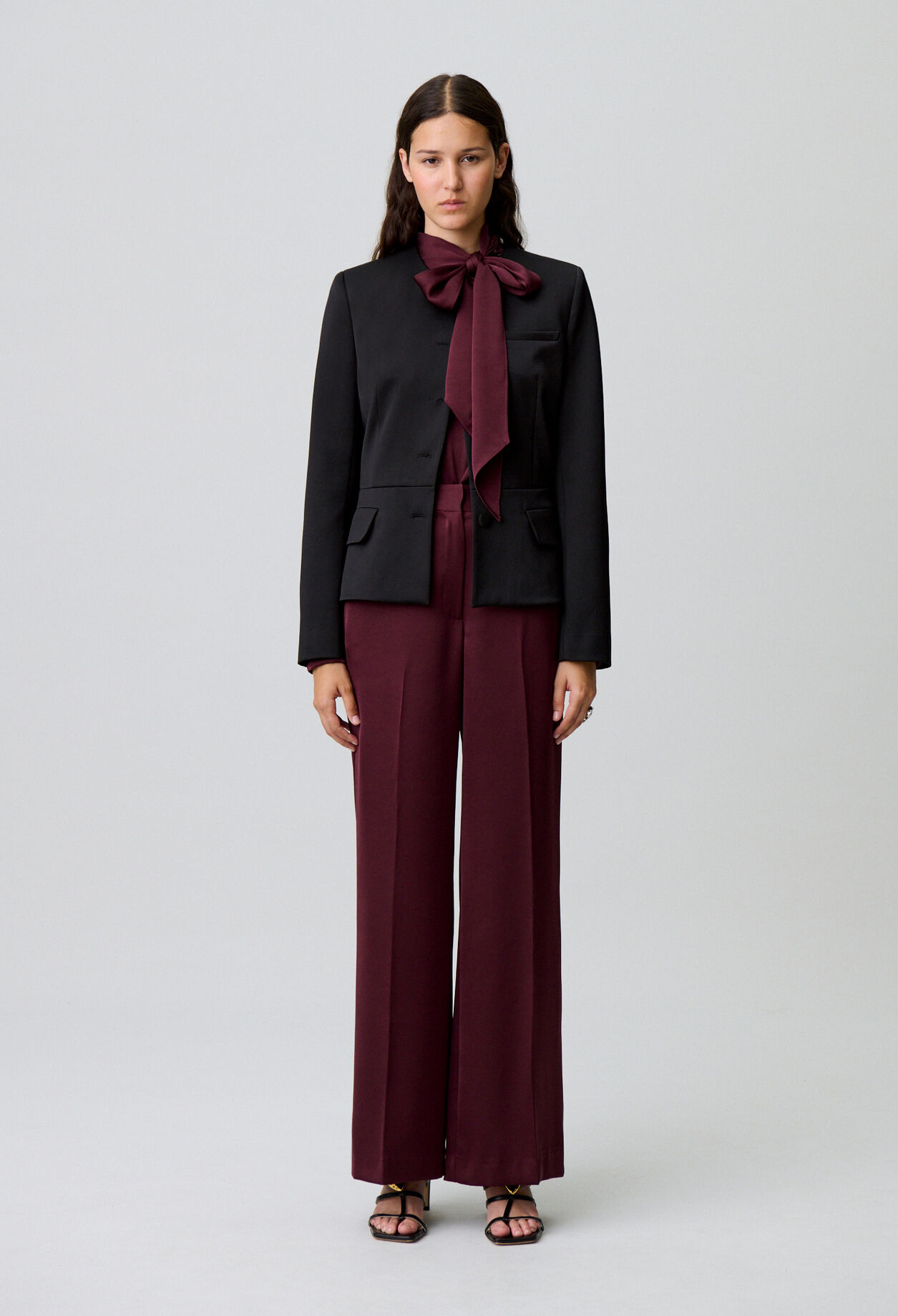 Flowy satin trousers Flowy satin trousers