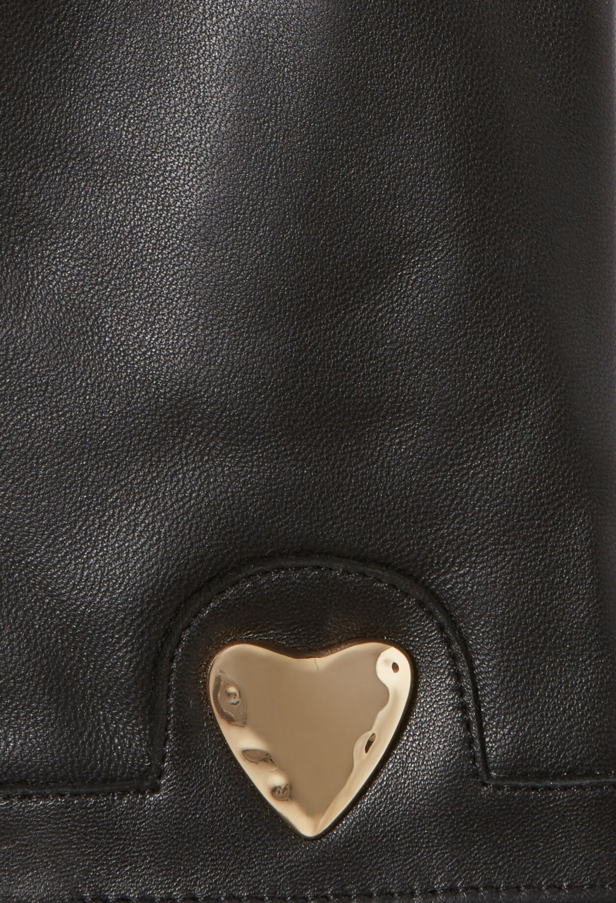 Gold heart leather gloves Gold heart leather gloves