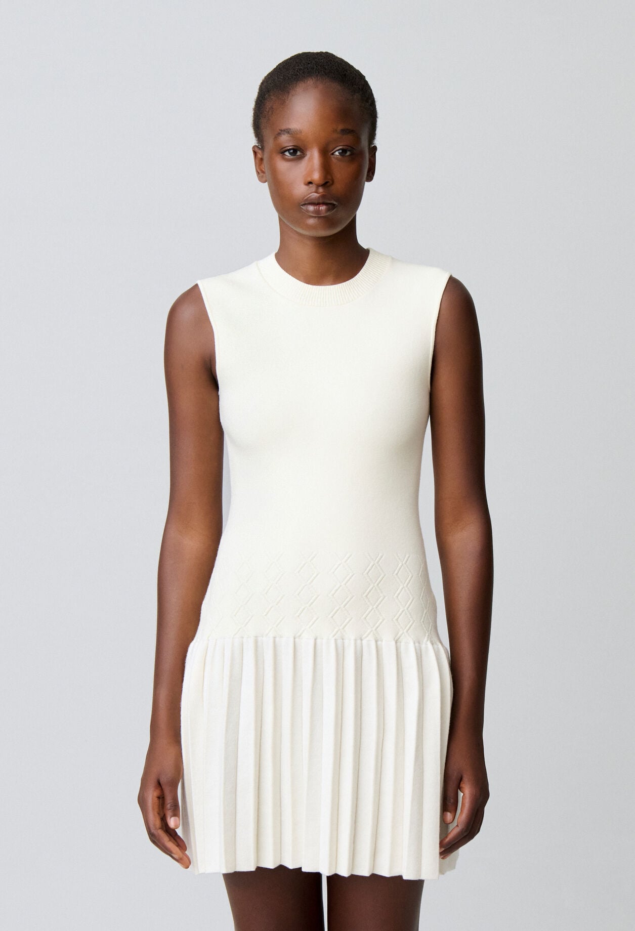 Knitted short dress